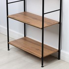 Стеллаж «Валенсия 24W», 65,5×30×120,5 см, чёрный - Фото 4