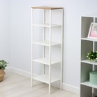 Стеллаж «Торонто 15», 47×30×146.5 см, белый - Фото 2