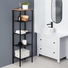 Стеллаж «Торонто 15», 47×30×146.5 см, чёрный - Фото 4