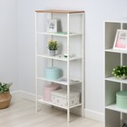 Стеллаж «Торонто 25», 67×30×146.5 см, белый - Фото 1