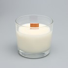 Свеча из соевого воска в стакане с деревянным фитилем "Лесная малина", 65 гр - Фото 2