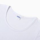 Футболка женская однотонная, цвет белый, размер 52 - фото 22773304