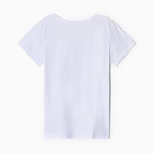 Футболка женская однотонная, цвет белый, размер 56 9870250