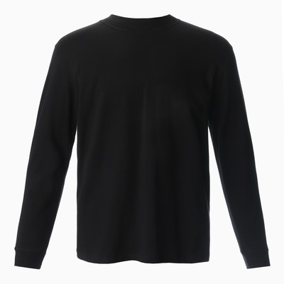 Лонгслив мужской, цвет чёрный, размер 52