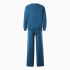 Комплект женский (свитшот/брюки), цвет петроль, размер 52 - фото 806745597