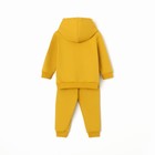 Комплект детский (толстовка, брюки), цвет горчичный, рост 104 см - фото 25277595