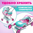 Коляска для кукол «Милый кроха» универсальная, с корзиной - Фото 6