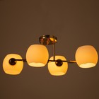 Люстра "Алин" 4х60Вт Е27 золото 57х35х22см - фото 37104841