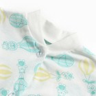 Кофточка детская, цвет молочный/воздушные шары, рост 74 см - фото 28203556