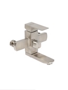 Смеситель для ванны ZEIN, квадрат, короткий излив, с душевым набором, нержавеющая сталь, сатин - Фото 6