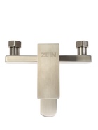 Смеситель для ванны ZEIN, квадрат, короткий излив, с душевым набором, нержавеющая сталь, сатин - Фото 10