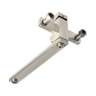 Смеситель для ванны ZEIN, квадрат, излив 35 см, с душевым набором, нержавеющая сталь, сатин - Фото 6