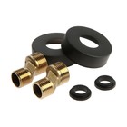 Душевая система ZEIN ZS-1BL, смеситель, тропическая и ручная лейка 3 режима, латунь, черная - Фото 11