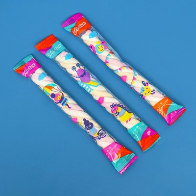 Маршмеллоу «Зефирная косичка», Confectum, с ароматом клубники, 12 г