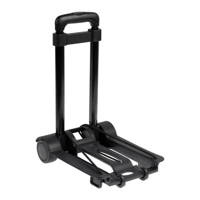 Тележка складная, для покупок и багажа, нагрузка до 30 кг, телескопическая ручка, пластик, 250×330×445(960) мм