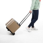 Складная тележка для покупок и багажа, до 30 кг, 250 × 330 × 445(960) мм, пластик/алюминий - фото 12025071