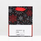 Пакет ламинированный «Снегопад» 11,5 х 14,5 х 6 см (комплект 12 шт) - фото 22783682