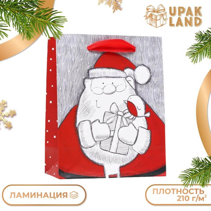 

Пакет ламинированный «Подарки Деда Мороза» 11,5 х 14,5 х 6 см