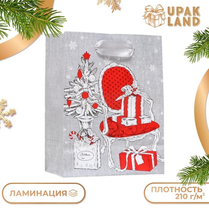 

Новый год. Пакет ламинированный «Новогодняя гармония» 11,5 х 14,5 х 6 см
