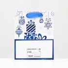 Пакет ламинированный "Подарки" 11,5 х 14,5 х 6 см (комплект 12 шт) - фото 22783738