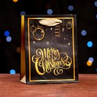 Пакет ламинированный "Волшебный Merry Christmas" 11,5 х 14,5 х 6 см - фото 320057405