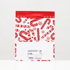 Пакет ламинированный "Новогодний леденец" 11,5 х 14,5 х 6 см (комплект 12 шт) - фото 22783752