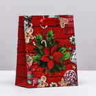 Пакет ламинированный "Новогодняя игра" 11,5 х 14,5 х 6 см (комплект 12 шт) - фото 23781525