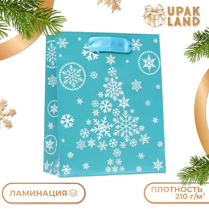 

Пакет ламинированный "Снежная елка" 11,5 х 14,5 х 6 см