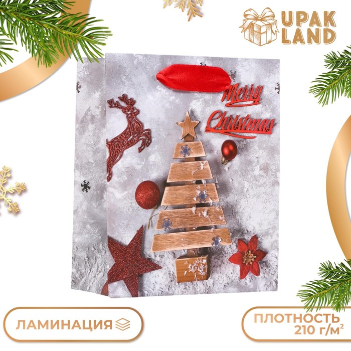 

Новый год. Пакет ламинированный "Оригинальное поздравление" 11,5 х 14,5 х 6 см