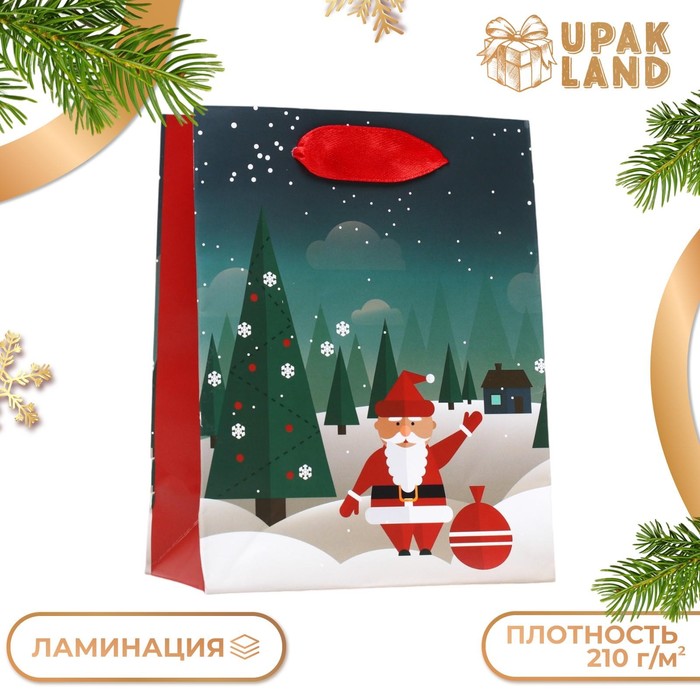 

Пакет ламинированный "Дедушка Морозец" 11,5 х 14,5 х 6 см