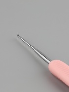 Крючок для вязания, двусторонний, d=1/2 мм, 13.5 см, розовый - Фото 4