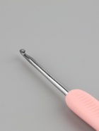 Крючок для вязания, двусторонний, d=1/2 мм, 13.5 см, розовый - Фото 5