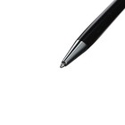 Ручка подарочная шариковая в футляре из искуственной кожи Calligrata "VIP", поворотная, корпус черный с серебрянными вставками - фото 9768451