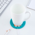 Подставка подогреватель для кружки USB «Корги», 10×10 см - Фото 5
