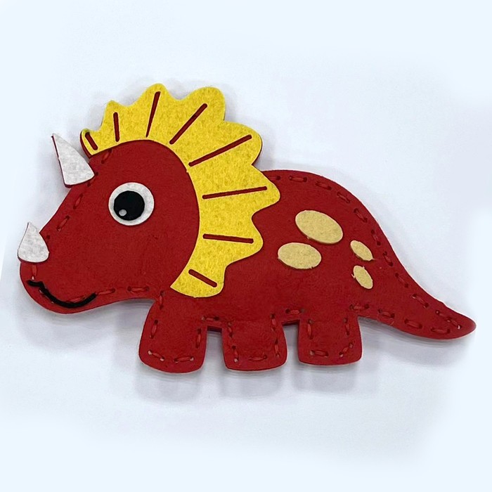 Набор для создания игрушки из фетра «Улыбчивый динозаврик» - Фото 1