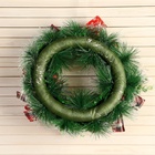 Венок новогодний d=26 см «Зимнее волшебство. Уютная сказка» - Фото 4