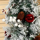 Искусственная ёлка настенная «Зимнее волшебство. Уютная сказка», заснеженная, 67 см, ПВХ ветки отгибаются - Фото 3