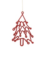 Ёлочные игрушки 2 шт. «Ёлочка люкс» 7×13 см, красный золото - Фото 5