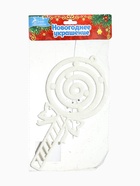 Ёлочная игрушка «Леденец люкс» 9.5×19 см, белый - Фото 6