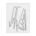 Ручка раздельная LOCKLAND 001 GR, цвет графит - Фото 4