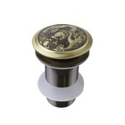 Донный клапан Bronze de Luxe "ДРАКОН" 21984/1, для раковины, латунь, бронза - Фото 1