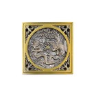 Насадка для трапа Bronze de Luxe "Дракон" 21986, d=100 мм, 100х100 мм, латунь, бронза - фото 296131796