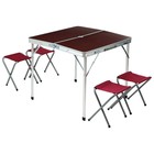 Набор мебели maclay, складной: стол, 4 стула - Фото 4