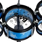 Барабанная установка «Звезда», 5 барабанов, 2 палочки, 1 тарелка - фото 3908628