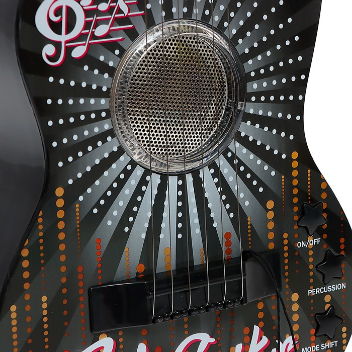 Игрушка музыкальная «Гитара», световые и звуковые эффекты - фото 1884285735