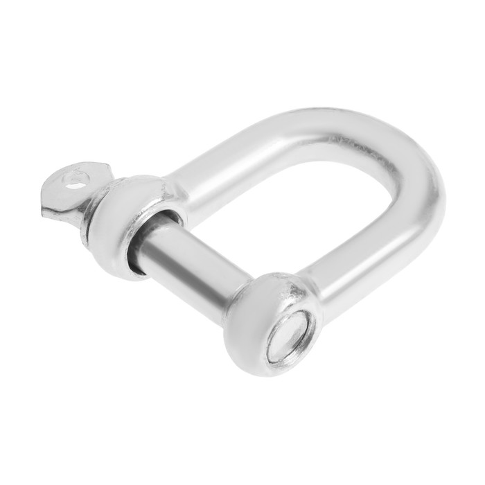 Скоба такелажная, тип прямой, 16 мм, цинк, 15 шт - Фото 1