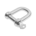 Скоба такелажная, тип прямой, 16 мм, цинк, 15 шт - Фото 2