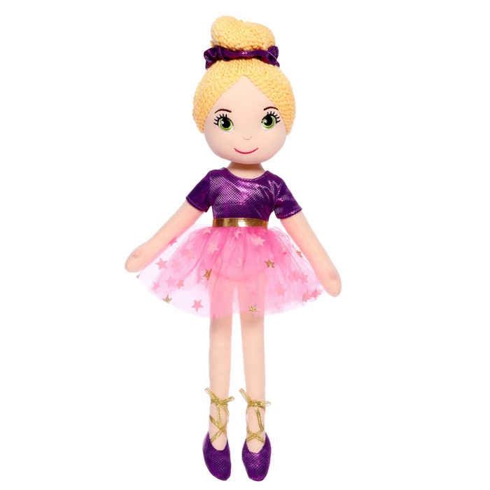 Мягкая кукла «Балерина София в фиолетовом платье», 40 см - Фото 1
