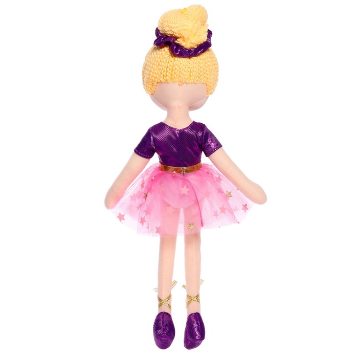 Мягкая кукла «Балерина София в фиолетовом платье», 40 см - фото 1906372191