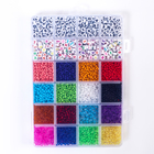 Набор для создания украшений, набор 24 цвета,1 шт. — 3 мм, 400 букв, леска, фурнитура, ножницы - Фото 10